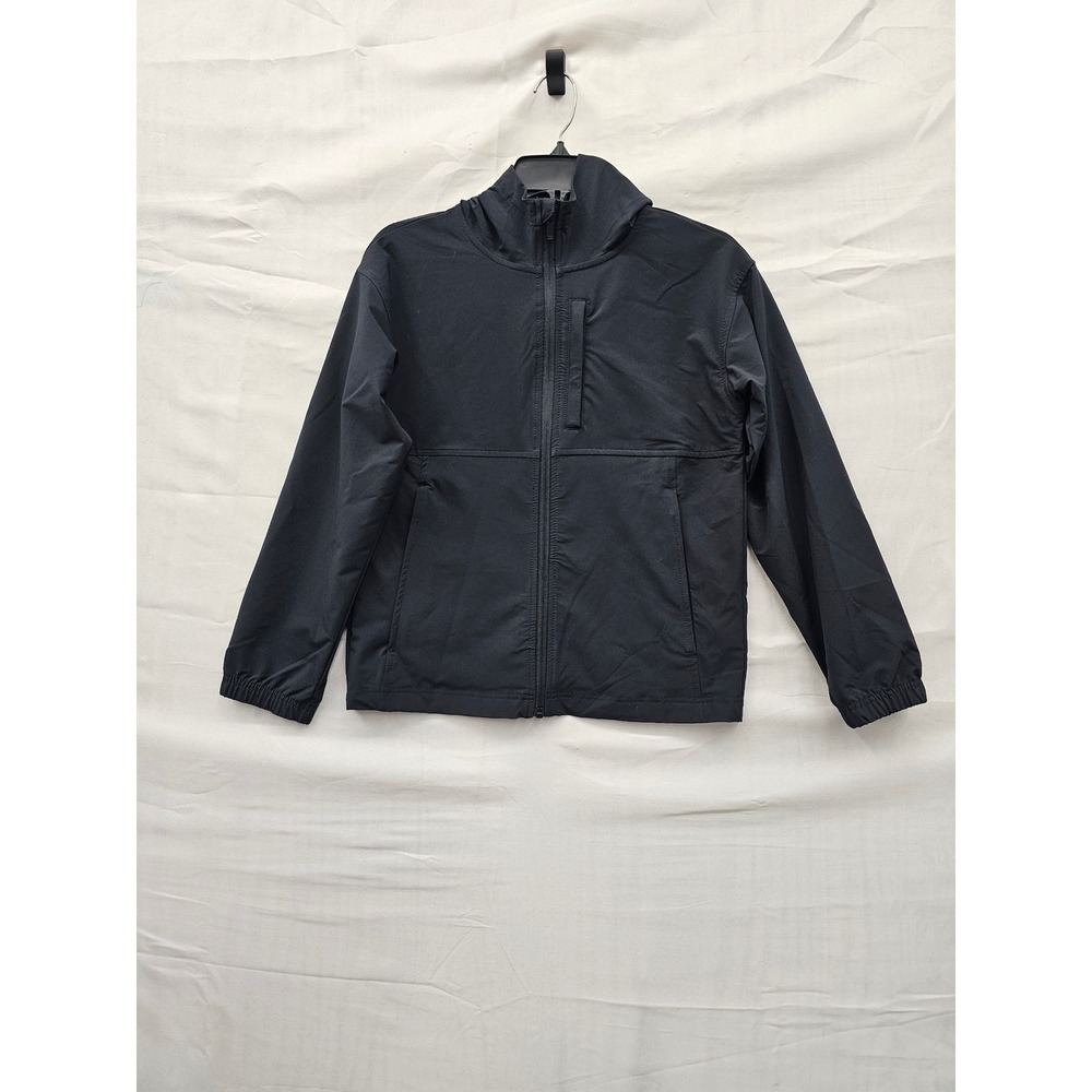 All in Motion Boys Full Zip Jacket Black Polyester Blend Athletic Size Large